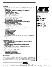 ATF1504AS-10JC68 datasheet pdf Atmel