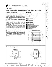 CLC5801IM5 datasheet pdf National Semiconductor