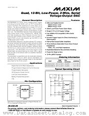 MAX5842LEUB datasheet pdf MAXIM - Dallas Semiconductor