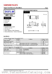 D1FL40 datasheet pdf Shindengen