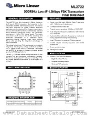 DS2722-F-05 datasheet pdf Micro Linear