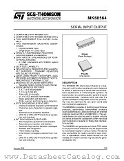 MK68564N-04 datasheet pdf ST Microelectronics