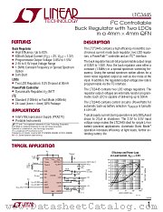 LTC3445EUF datasheet pdf Linear Technology