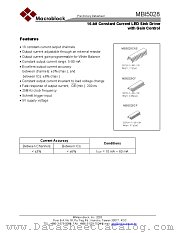 MBI5028CNS datasheet pdf Macroblock