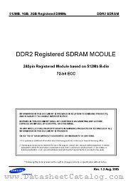 M393T2950BZ3-CD5/CC datasheet pdf Samsung Electronic