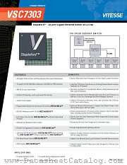 VSC7303 datasheet pdf etc