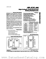 MAX389CJN datasheet pdf MAXIM - Dallas Semiconductor