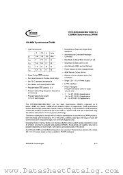 HYB39S128160CTL-75 datasheet pdf Infineon