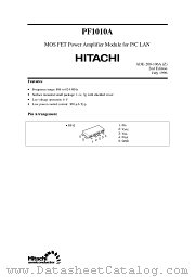 PF1010A datasheet pdf Hitachi Semiconductor