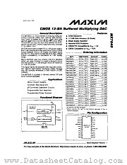 MX7545JN datasheet pdf MAXIM - Dallas Semiconductor