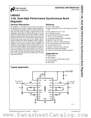 LM2652MTC datasheet pdf National Semiconductor