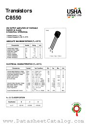 C8550 datasheet pdf USHA India LTD