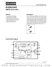 KA3843AC datasheet pdf Fairchild Semiconductor