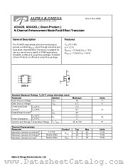 AO4420L datasheet pdf Alpha & Omega Semiconductor