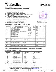EPA018BV datasheet pdf Excelics Semiconductor
