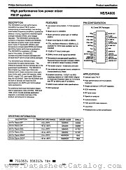 NE605N datasheet pdf Philips