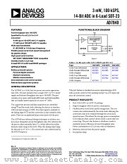 AD7940BRJ-R2 datasheet pdf Analog Devices