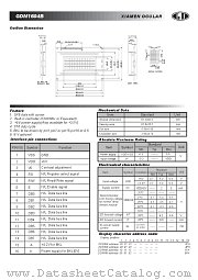 GDM1604B datasheet pdf etc