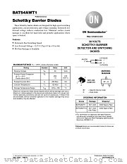 BAT54AWT1G datasheet pdf ON Semiconductor