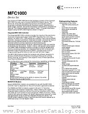MFE1336 datasheet pdf Conexant