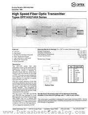 OPF1412 datasheet pdf Optek Technology