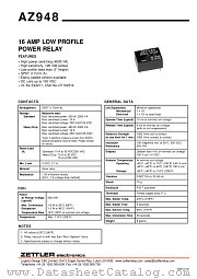 AZ948-1AT-48DE datasheet pdf ZETTLER electronics