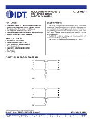 IDTQS316211PV datasheet pdf IDT