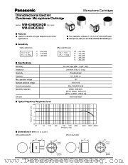 WM-034B datasheet pdf Panasonic