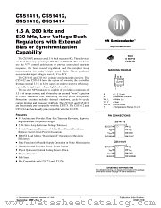 CS51411G datasheet pdf ON Semiconductor