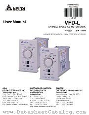 VFD-L datasheet pdf Delta