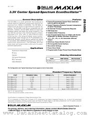 DS1089LU-21G datasheet pdf MAXIM - Dallas Semiconductor
