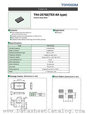 TN4-25702 datasheet pdf TOYOCOM