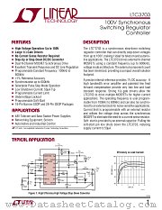 LTC3703EG datasheet pdf Linear Technology