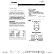 HS9-303RH/PROTO datasheet pdf Intersil