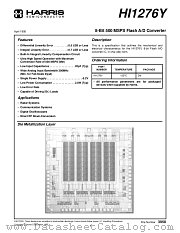 HI1276Y datasheet pdf Intersil