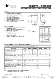 ED502YS-T3 datasheet pdf Won-Top Electronics