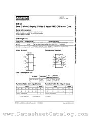 74F51SJ datasheet pdf Fairchild Semiconductor