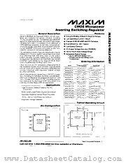 MAX4391EJA datasheet pdf MAXIM - Dallas Semiconductor