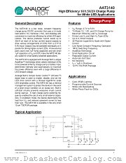AAT3140ITP-T1 datasheet pdf ANALOGIC TECH