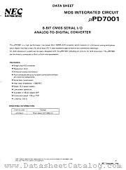 UPD7001C datasheet pdf NEC