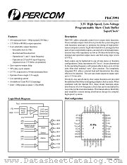 PI6C3991-2J datasheet pdf Pericom Technology