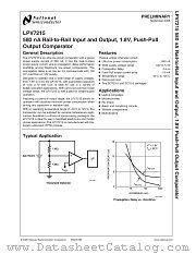 LPV7215MFX datasheet pdf National Semiconductor