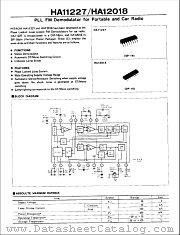 HA12018 datasheet pdf Hitachi Semiconductor