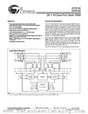 CY7C133-25 datasheet pdf Cypress