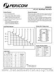 PI3B3251Q datasheet pdf Pericom Technology