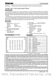 TC581282A datasheet pdf TOSHIBA