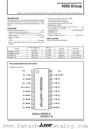 M34280M1-396FP datasheet pdf Mitsubishi Electric Corporation