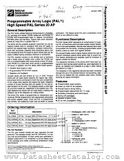 PAL16RP8A datasheet pdf National Semiconductor