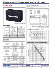 LC-R127R2P datasheet pdf Panasonic