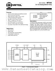 MT093AC datasheet pdf Mitel Semiconductor